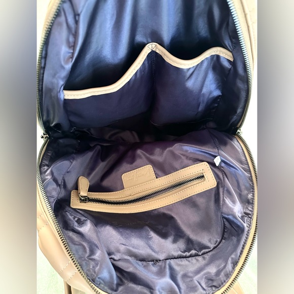 Neiman Marcus Quilted Leather Backpack - Picture 4 of 6